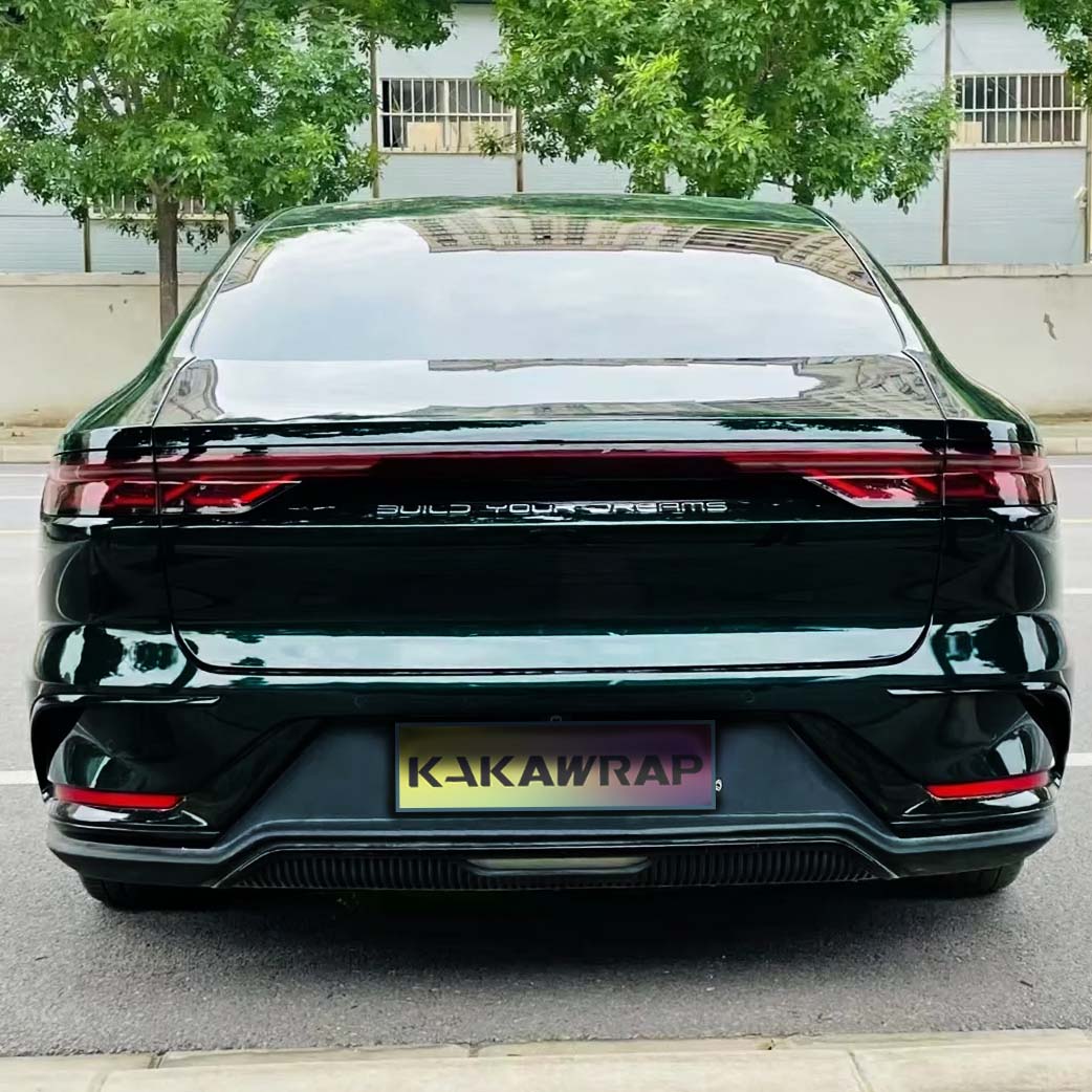 Glossy Midnight Green Vinyl Car Wrap K-1102