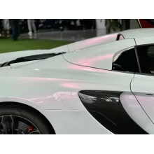 Glossy White to Red Vinyl Car Wrap K-9302