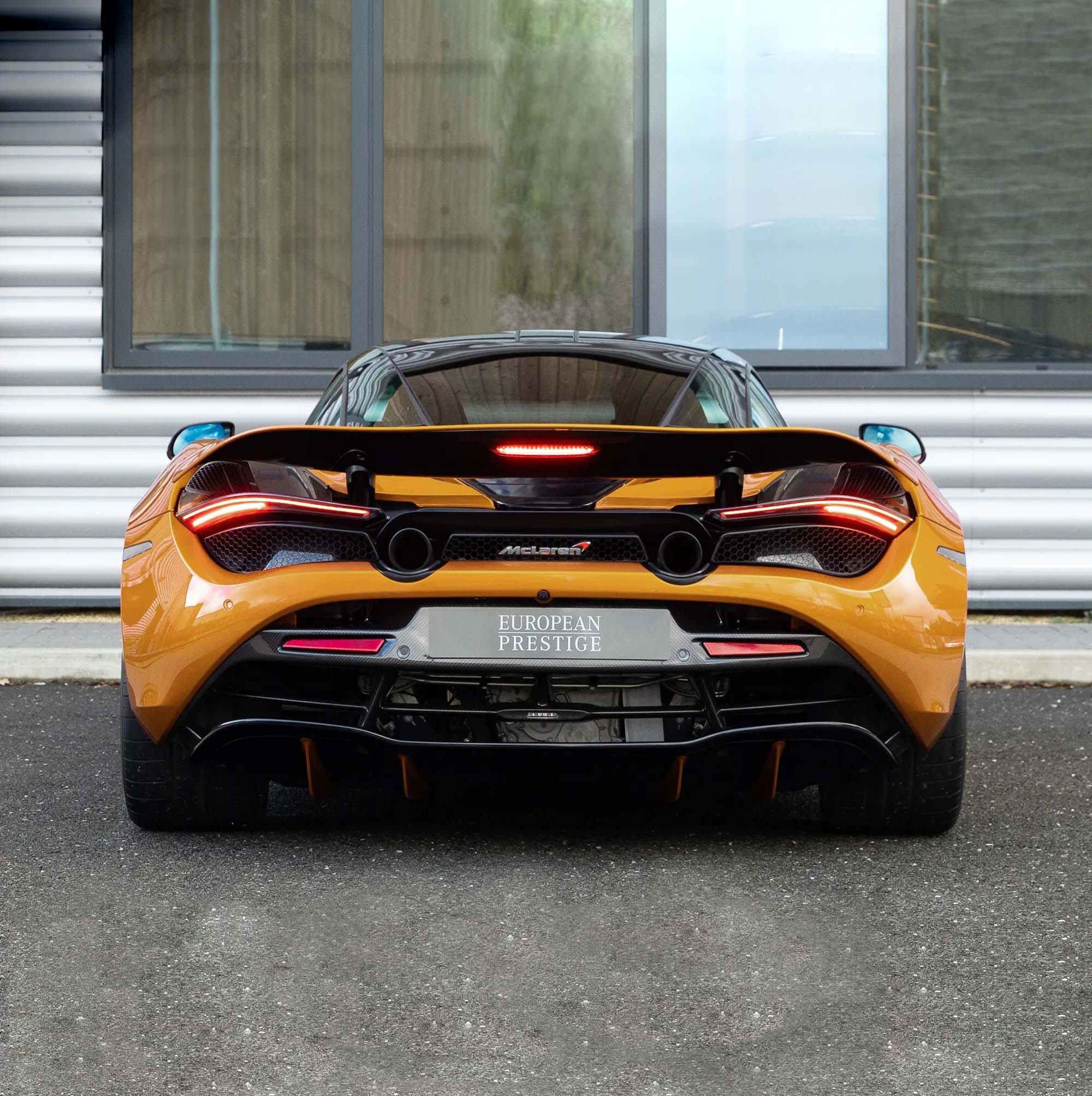 Glossy McLaren Orange Vinyl Car Wrap K-1113