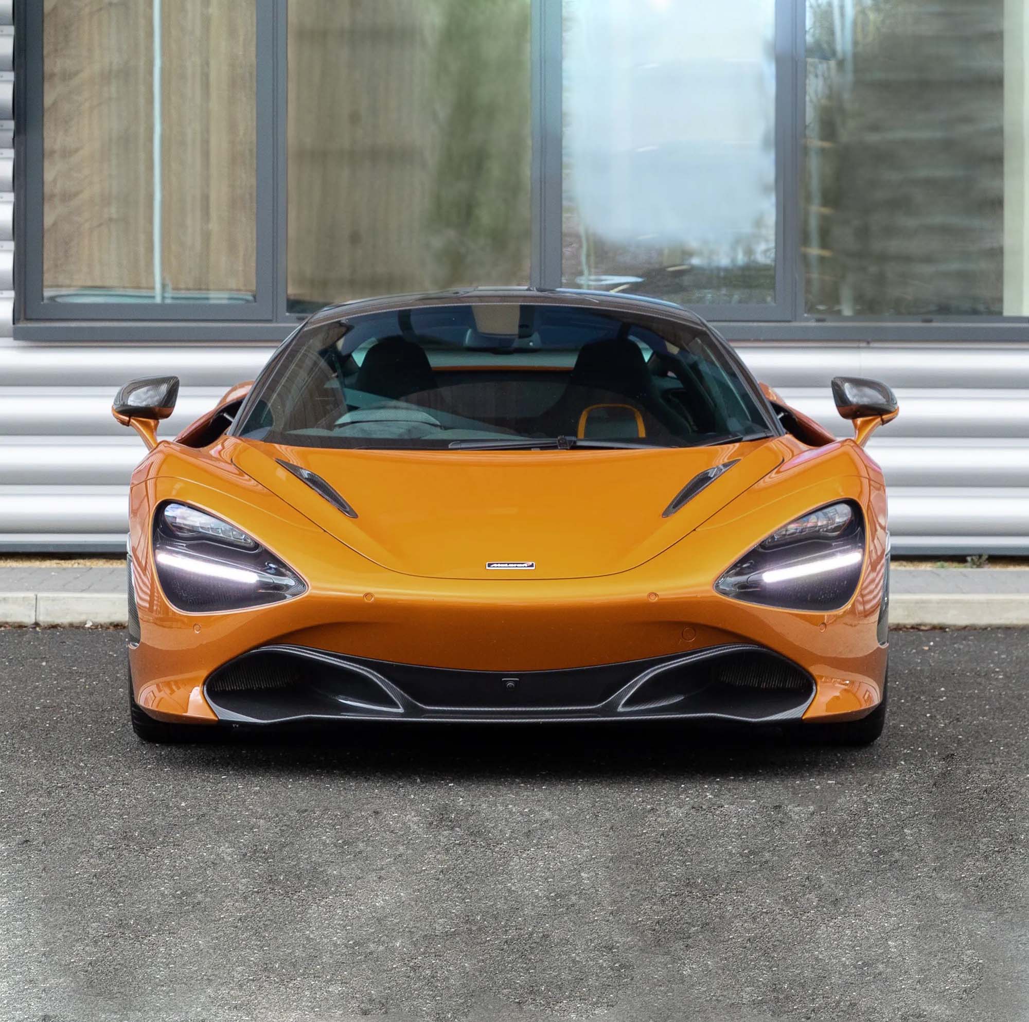 Glossy McLaren Orange Vinyl Car Wrap K-1113