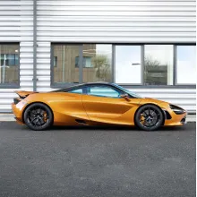 Glossy McLaren Orange Vinyl Car Wrap K-1113