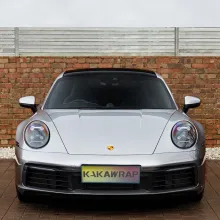 Car Original Color Glossy GT Silver Vinyl Car Wrap For Porsche