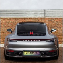 Car Original Color Glossy GT Silver Vinyl Car Wrap For Porsche