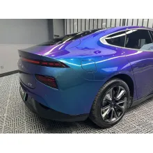 Glossy Diamond Purple Blue Vinyl Car Wrap K-4016