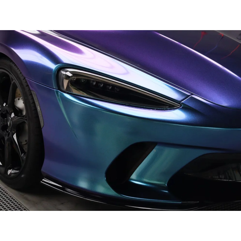 Glossy Diamond Purple Blue Vinyl Car Wrap K-4016
