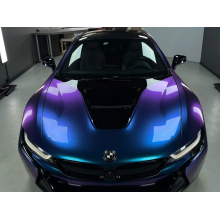 Glossy Diamond Purple Blue Vinyl Car Wrap K-4016