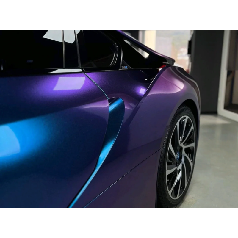 Glossy Diamond Purple Blue Vinyl Car Wrap K-4016