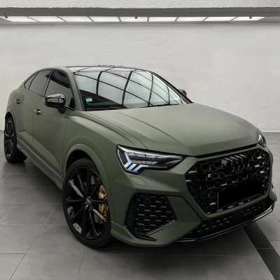 Ultimate Flat Khaki Green Vinyl Car Wrap K-2026 02
