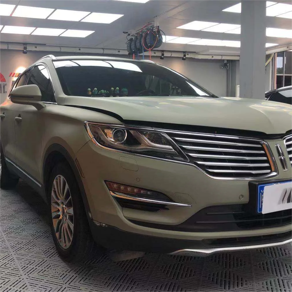 Ultimate Flat Khaki Green Vinyl Car Wrap K-2026