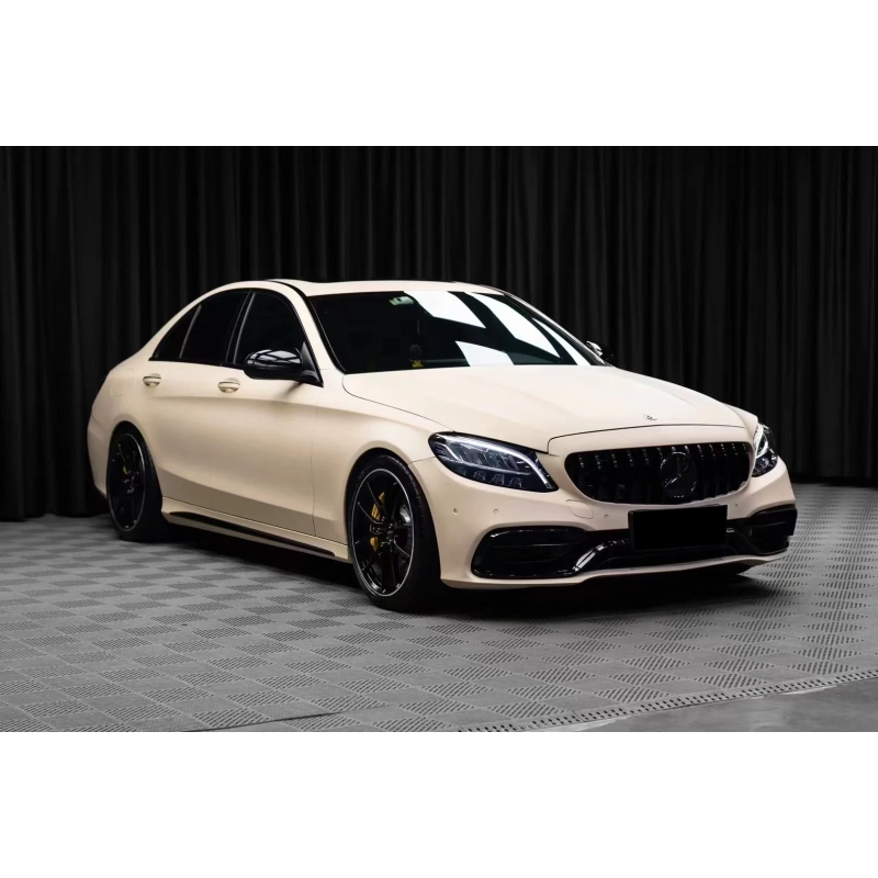 Ultimate Flat Khaki Milan Vinyl Car Wrap K-2028 02