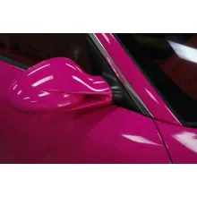 Glossy Crystal Rose Red Vinyl Car Wrap K-7006