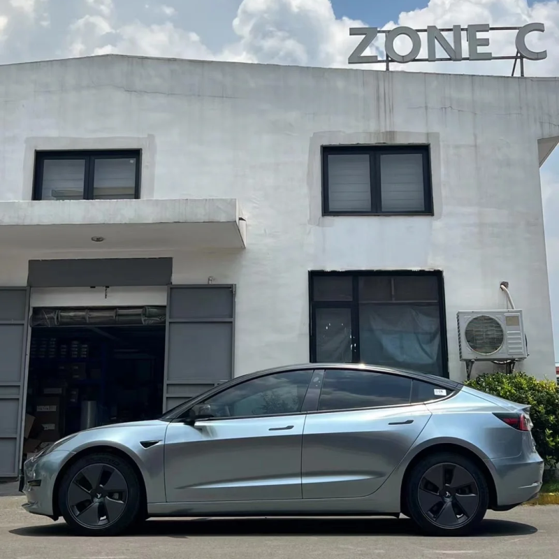 Glossy Liquid Soma To Blue Vinyl Car Wrap K-1304