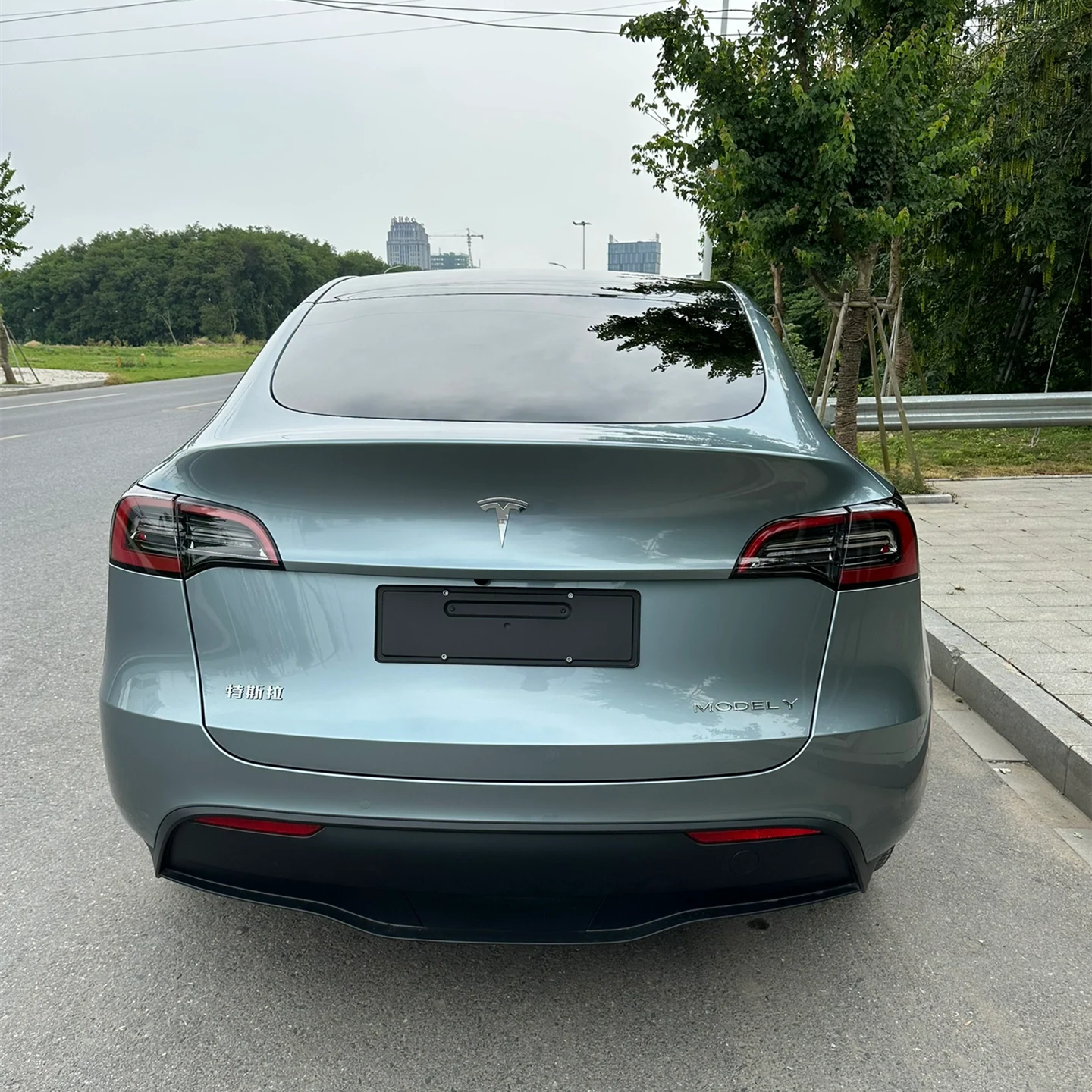 Glossy Liquid Soma To Blue Vinyl Car Wrap K-1304