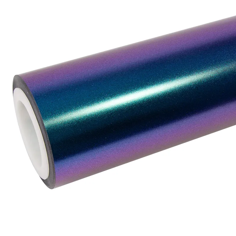 Matte Diamond Purple Blue Vinyl Car Wrap K-4015