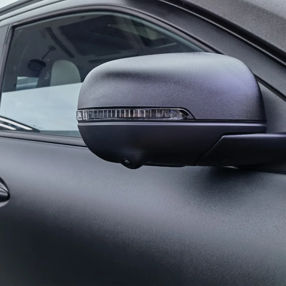 Matte Frosted Black Vinyl Car Wrap K-9502