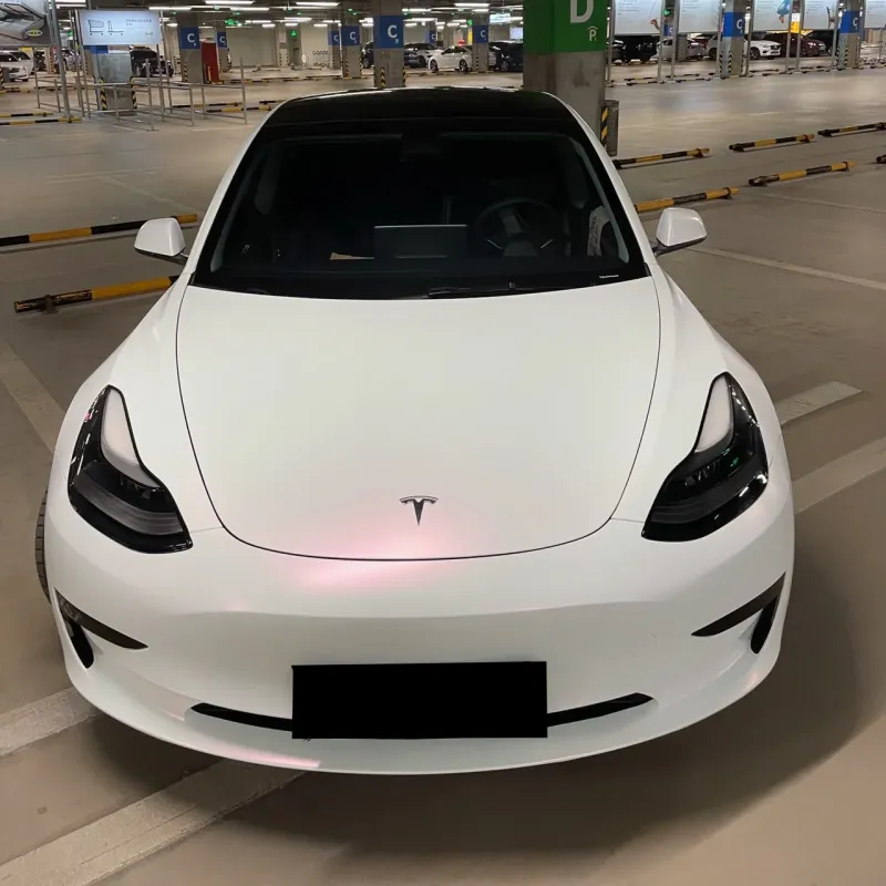 Matte White To Pink Vinyl Car Wrap K-9307