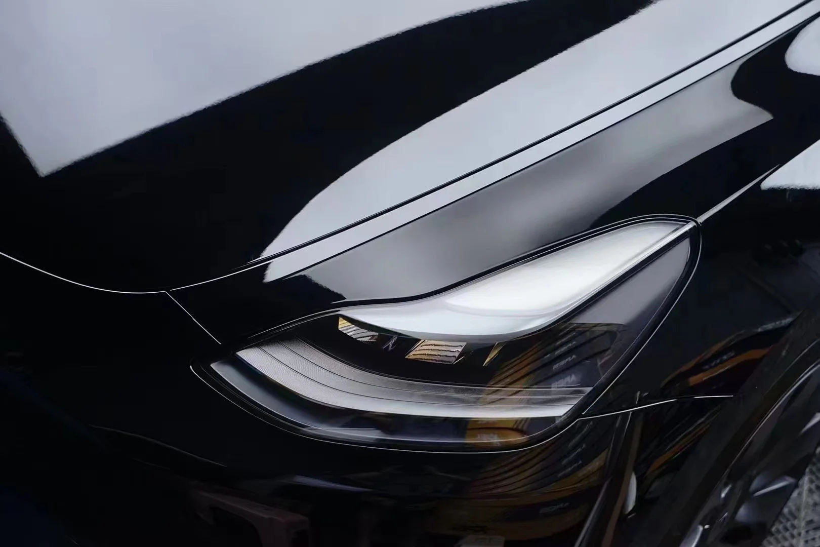 Crystal Black Vinyl Car Wrap K-1807