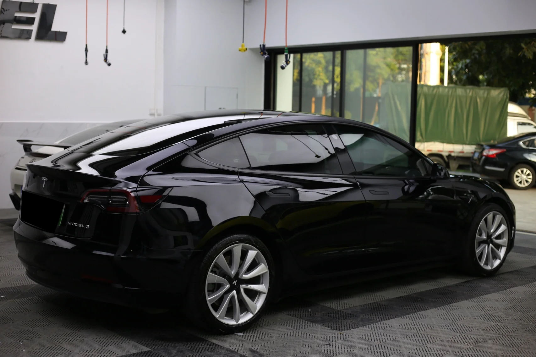 Crystal Black Vinyl Car Wrap K-1807