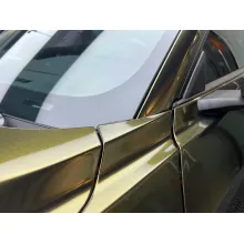 Glossy Ghost Midnight Gold Vinyl Car Wrap K-1504