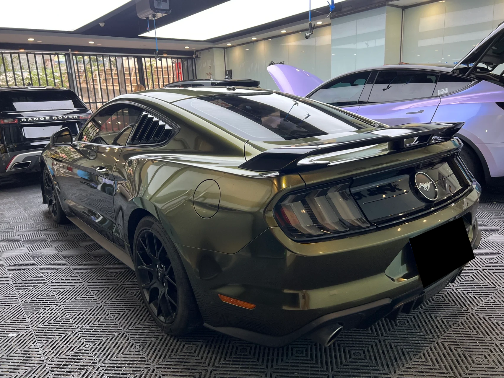 Glossy Ghost Midnight Gold Vinyl Car Wrap K-1504