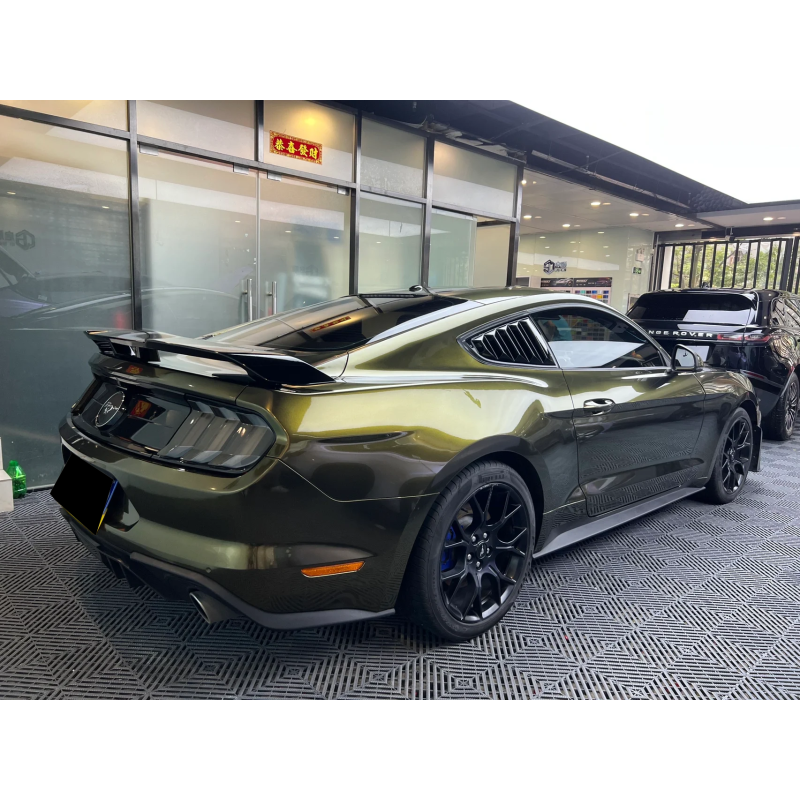 Glossy Ghost Midnight Gold Vinyl Car Wrap K-1504