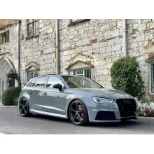 Glossy Light Nado Grey Vinyl Car Wrap K-1919