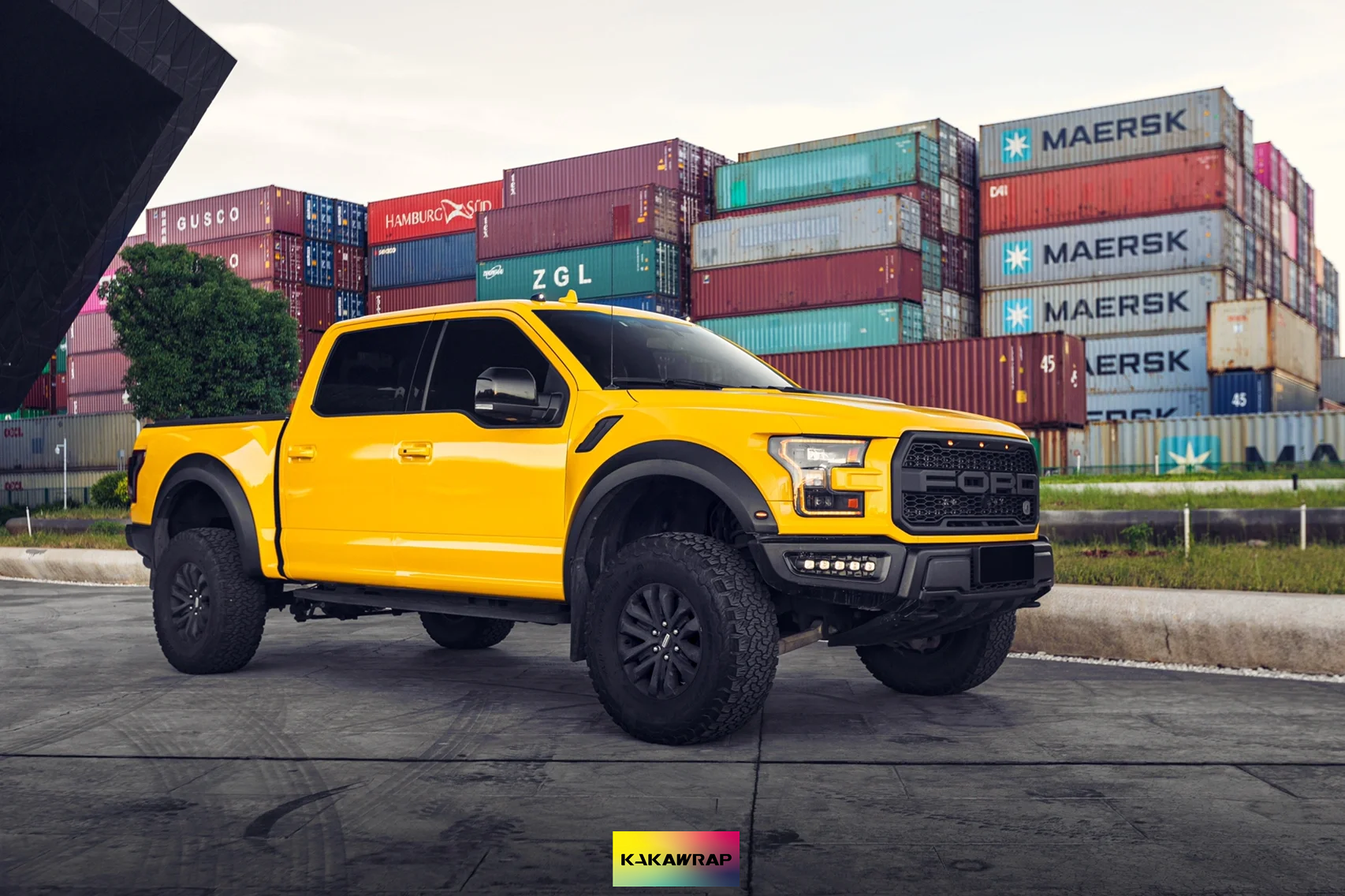 Sunflower Yellow Vinyl Car Wrap K-1921