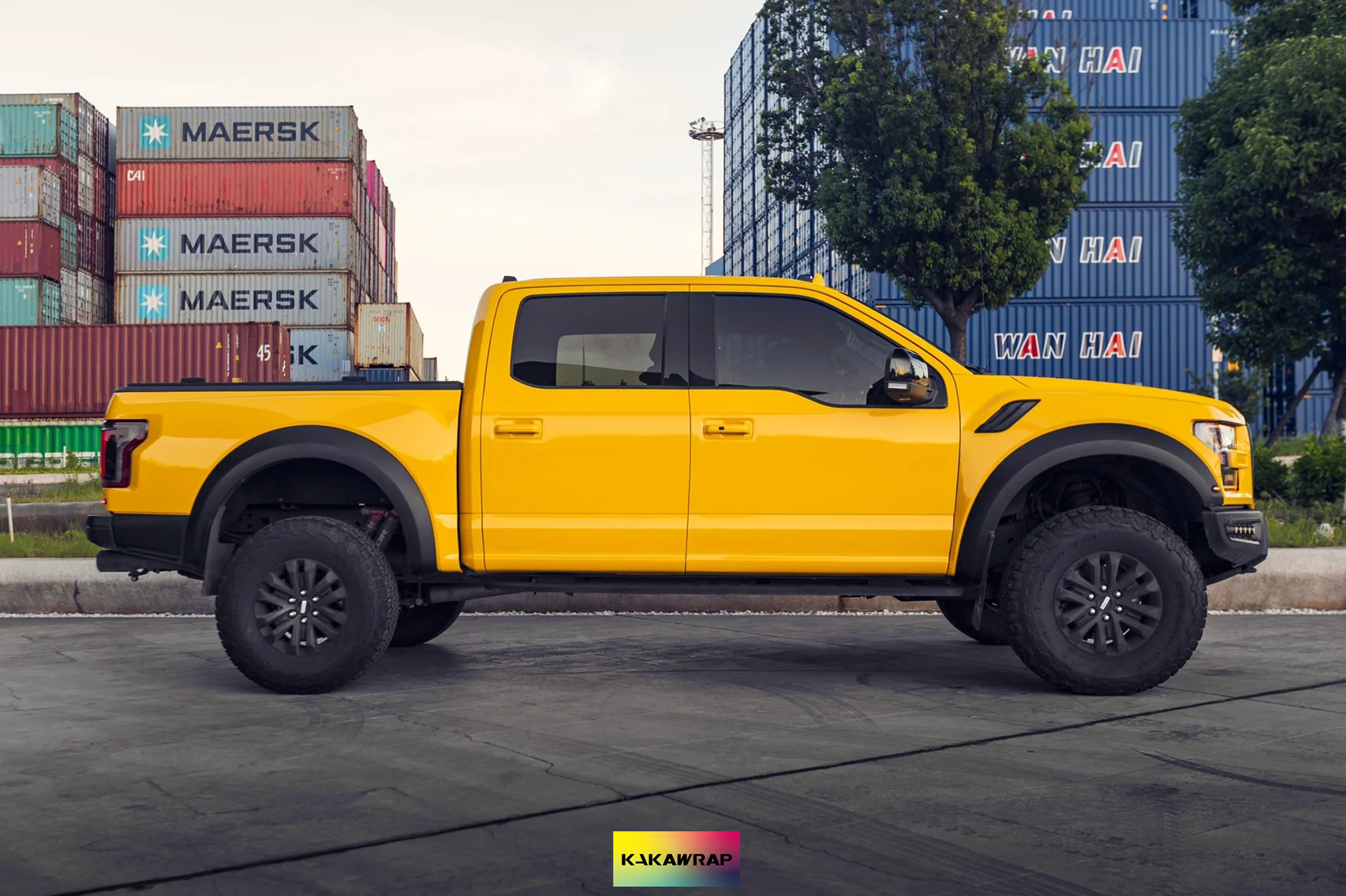 Sunflower Yellow Vinyl Car Wrap K-1921