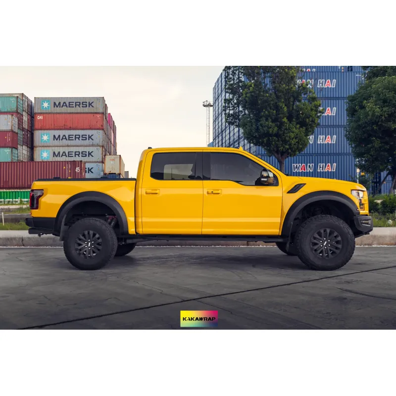 Sunflower Yellow Vinyl Car Wrap K-1921