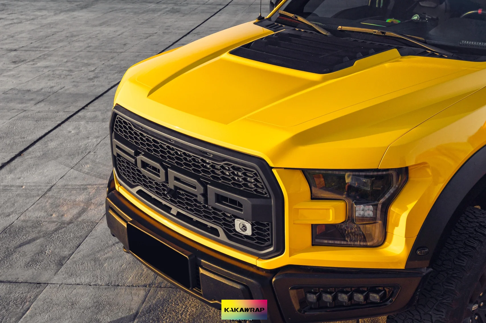 Sunflower Yellow Vinyl Car Wrap K-1921