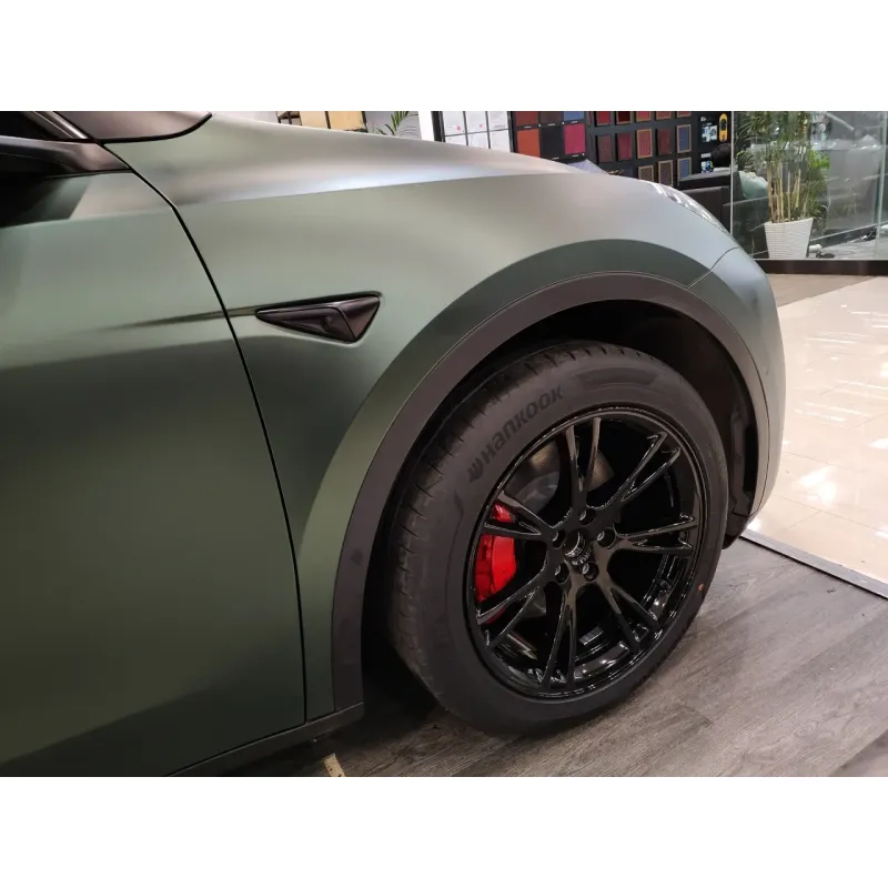 Ultra-Matte Emerald Green Vinyl Car Wrap K-1014