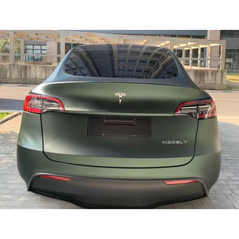 Ultra-Matte Emerald Green Vinyl Car Wrap K-1014