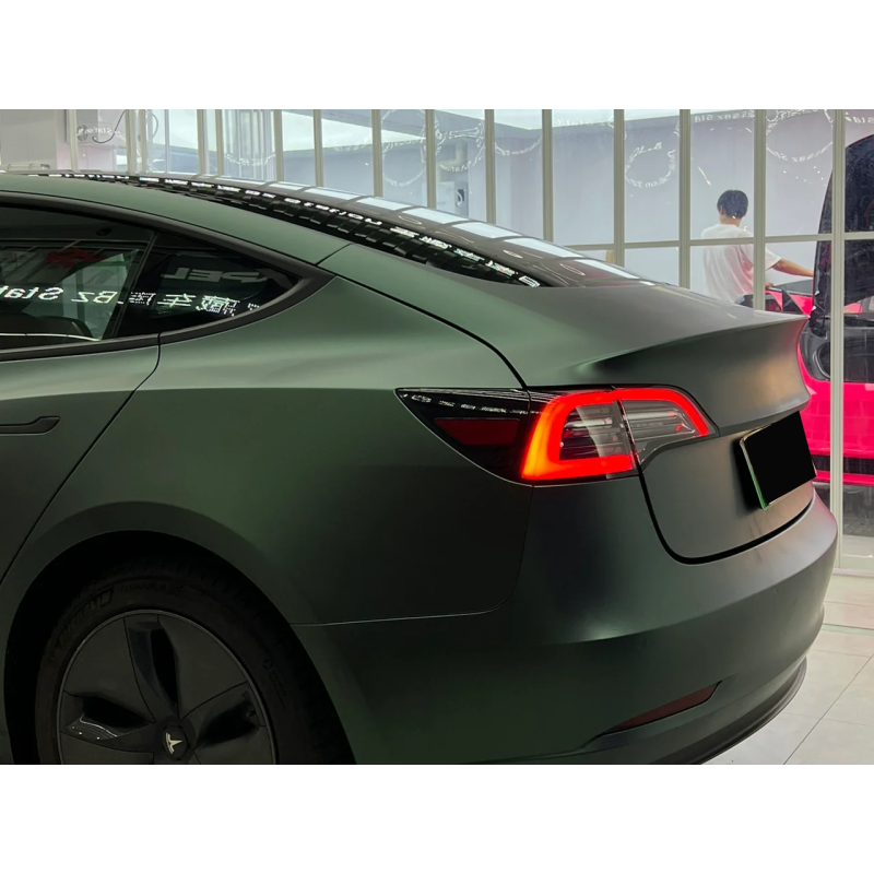 Ultra-Matte Emerald Green Vinyl Car Wrap K-1014