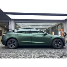 Ultra-Matte Emerald Green Vinyl Car Wrap K-1014
