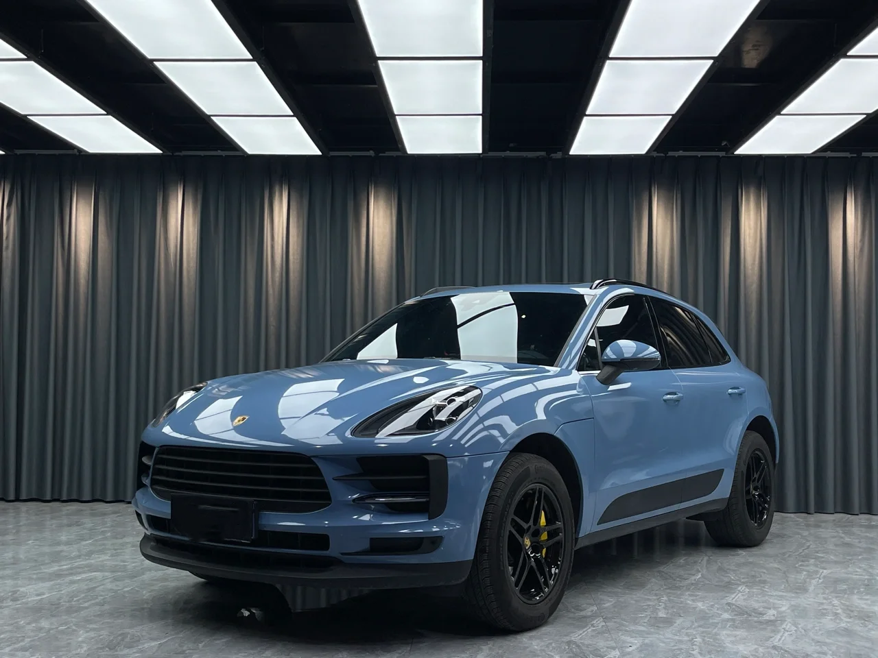 Glossy China Blue Vinyl Car Wrap K-1915