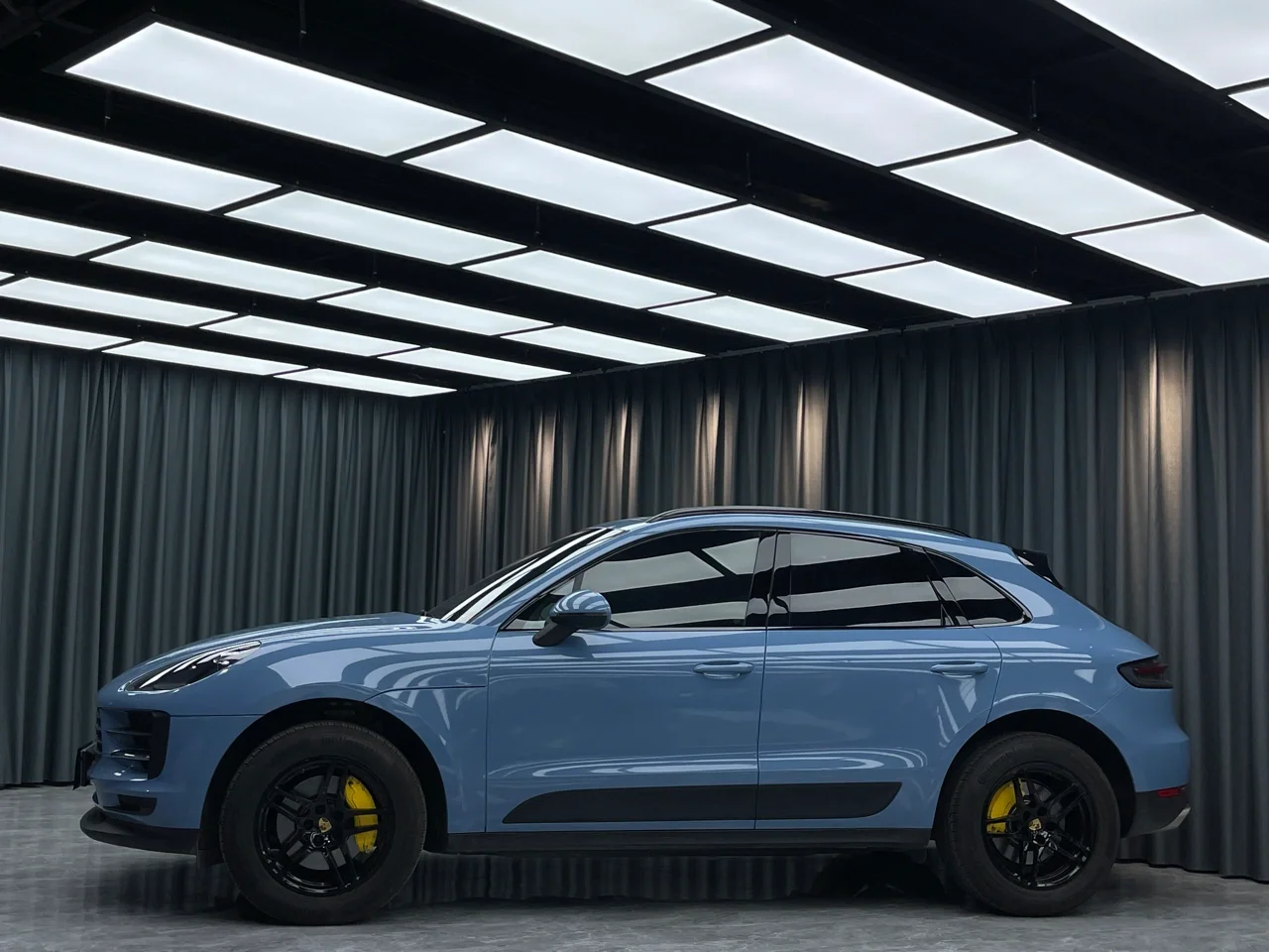 Glossy China Blue Vinyl Car Wrap K-1915