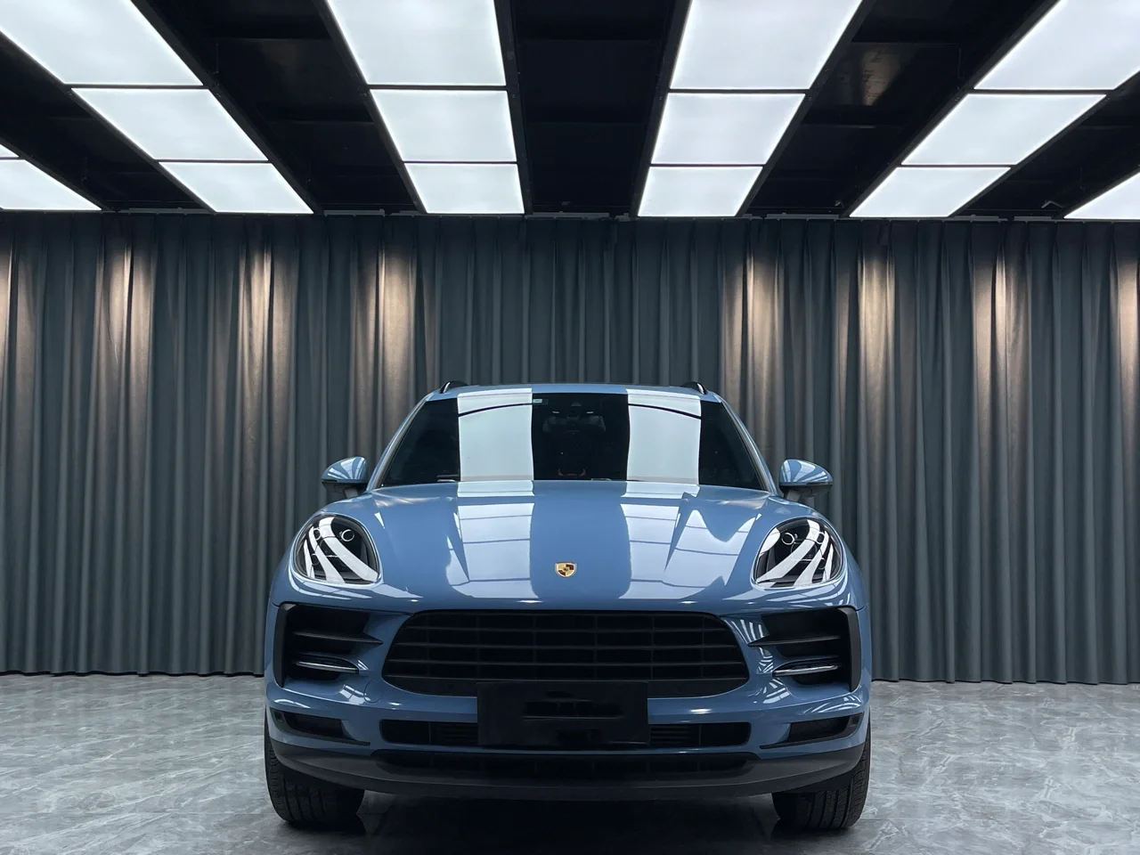 Glossy China Blue Vinyl Car Wrap K-1915