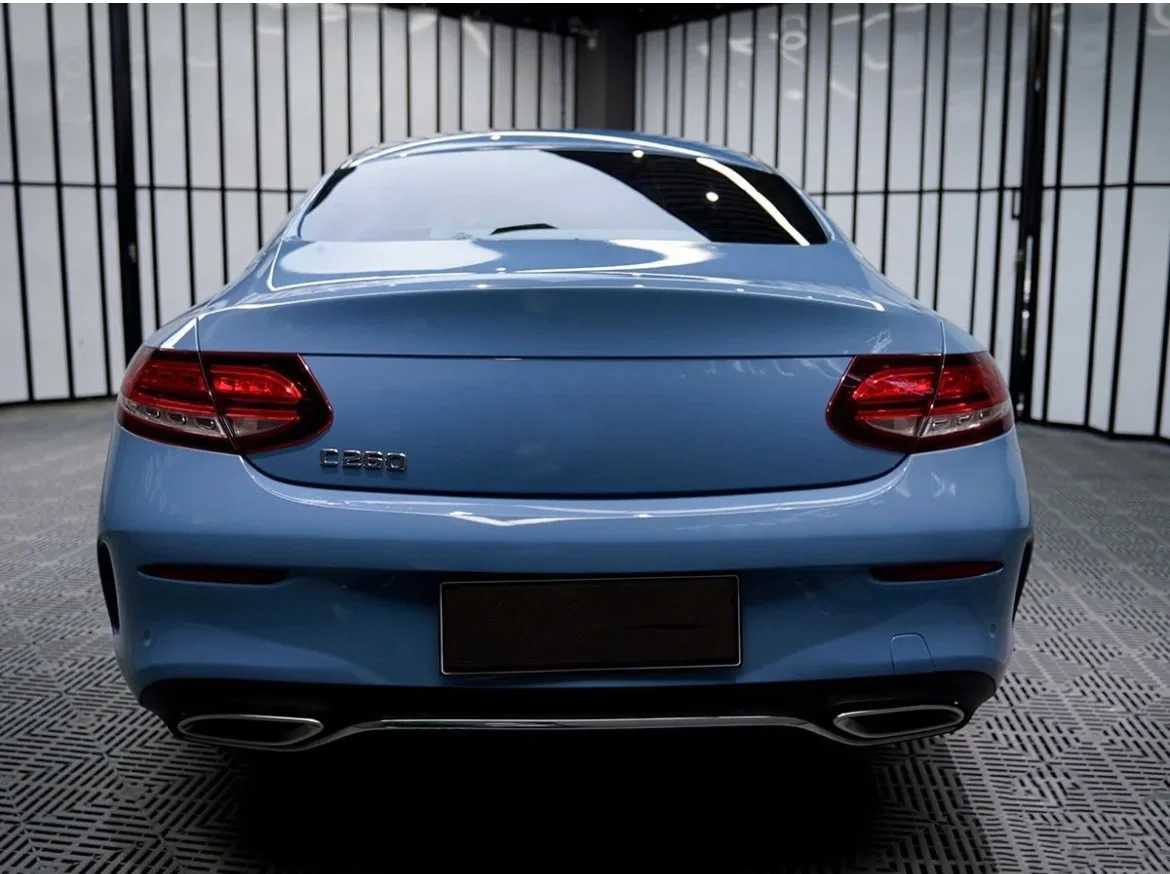 Glossy China Blue Vinyl Car Wrap K-1915