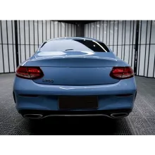 Glossy China Blue Vinyl Car Wrap K-1915