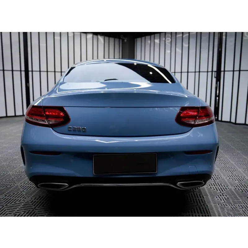 Glossy China Blue Vinyl Car Wrap K-1915