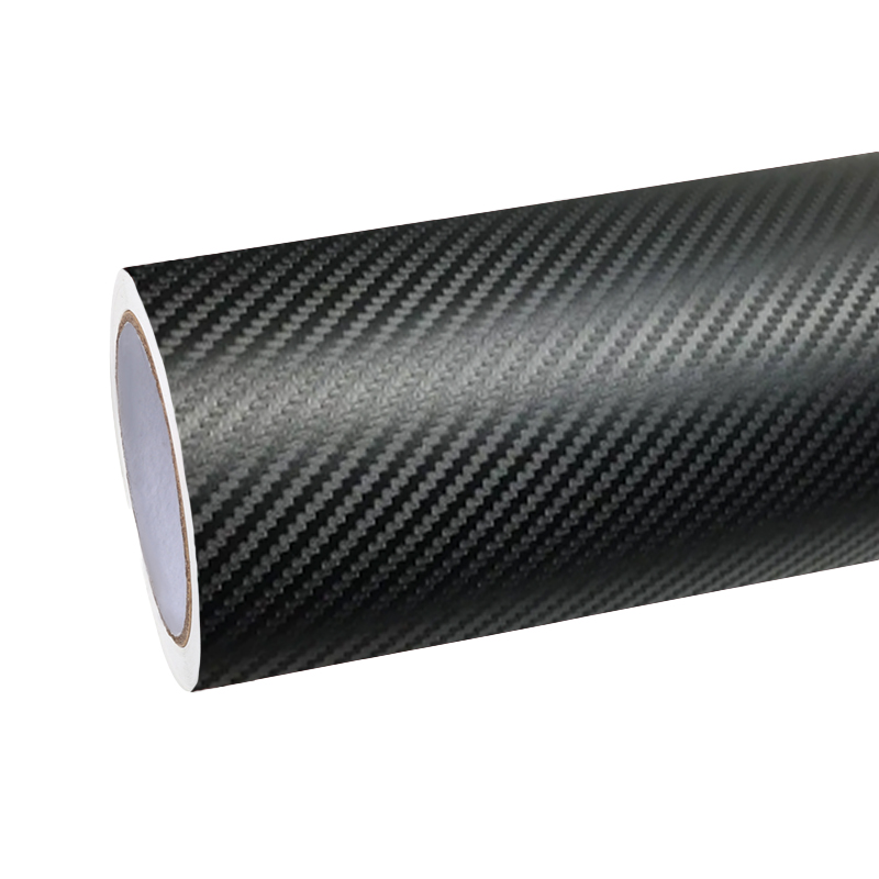 Matte Emulational Carbon Fiber Black Car Wrap K-9011