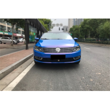 Glossy Diamond Blue Red Vinyl Car Wrap K-4002