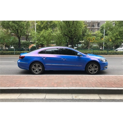 Glossy Diamond Blue Red Vinyl Car Wrap K-4002 02