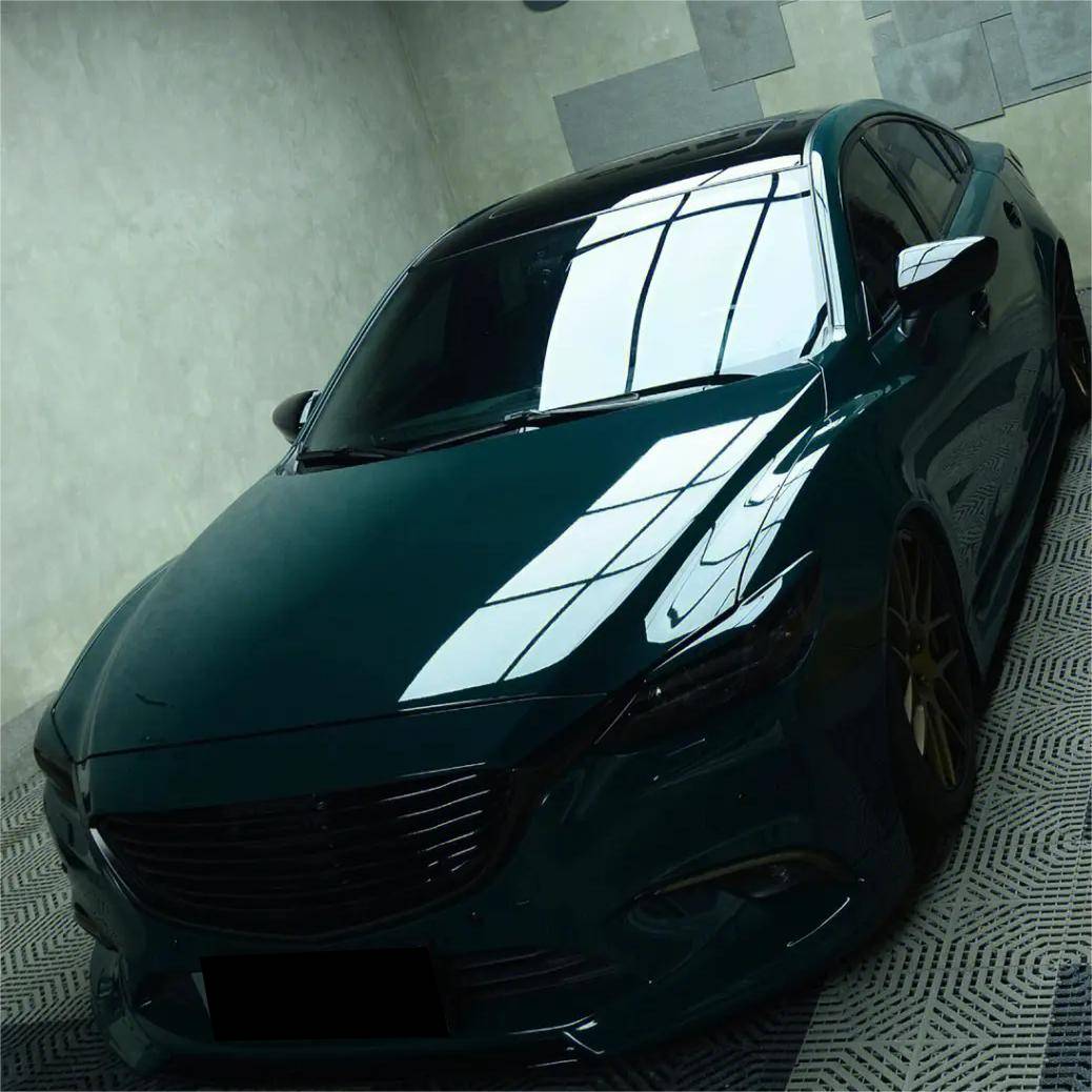 Glossy Mohsen Green Vinyl Car Wrap K-1129