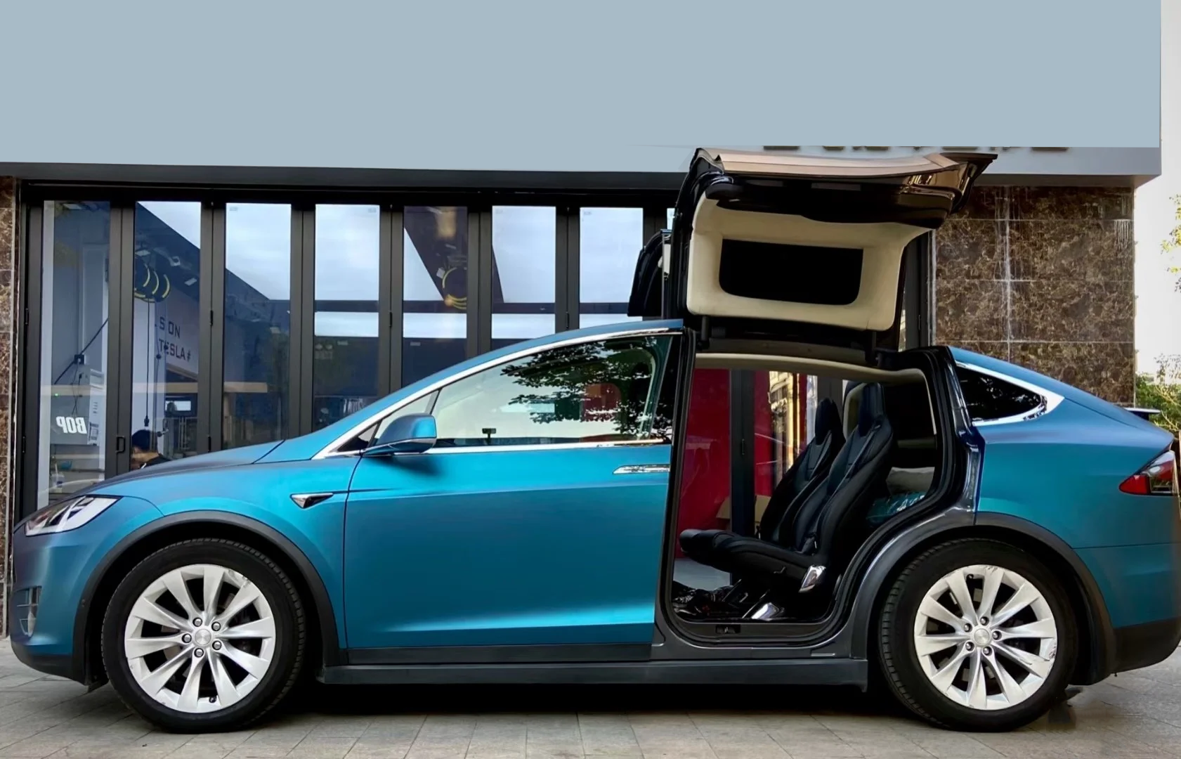 Ultra-Matte Night Blue Vinyl Car Wrap K-1019