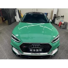 Vintage Green Vinyl Car Wrap K-1423