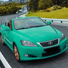 Vintage Green Vinyl Car Wrap K-1423