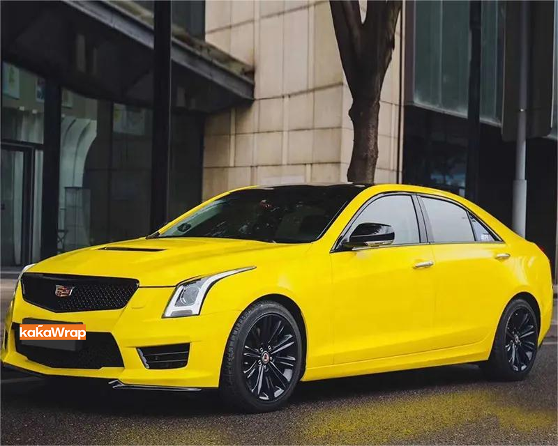 Glossy Maize Yellow Vinyl Car Wrap K-1922