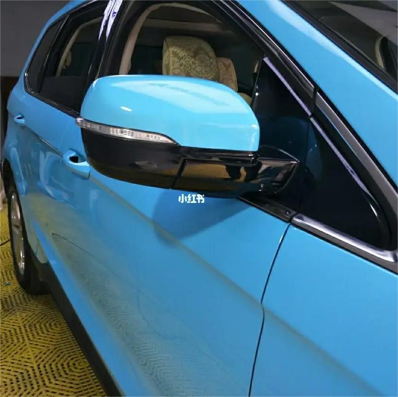 Glossy Sky Blue Vinyl Car Wrap K-1911