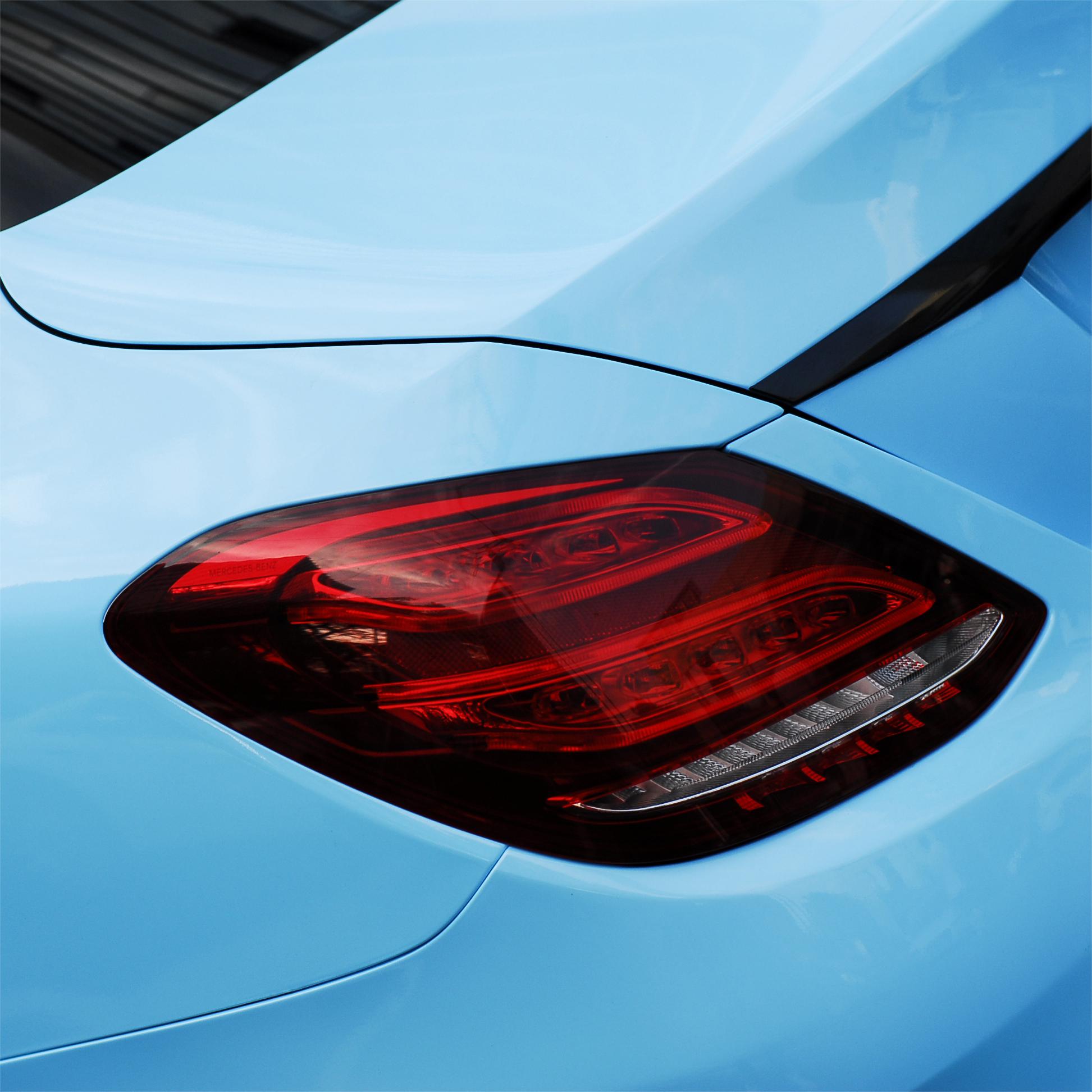 Glossy Sky Blue Vinyl Car Wrap K-1911